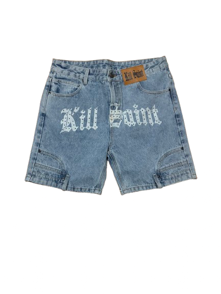Denim shorts